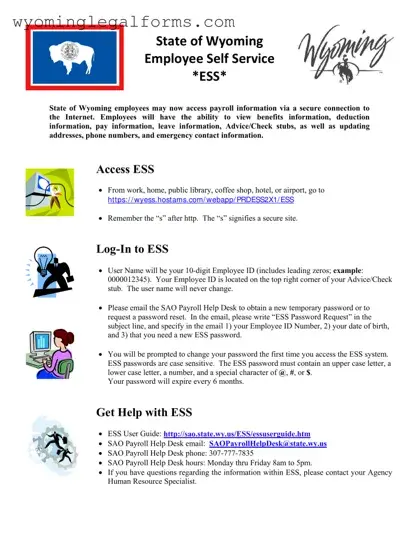 Free State Of Wyoming Ess PDF Template