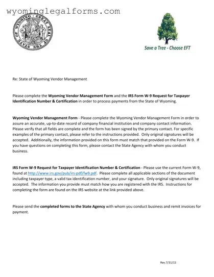Free Wyoming Management PDF Template