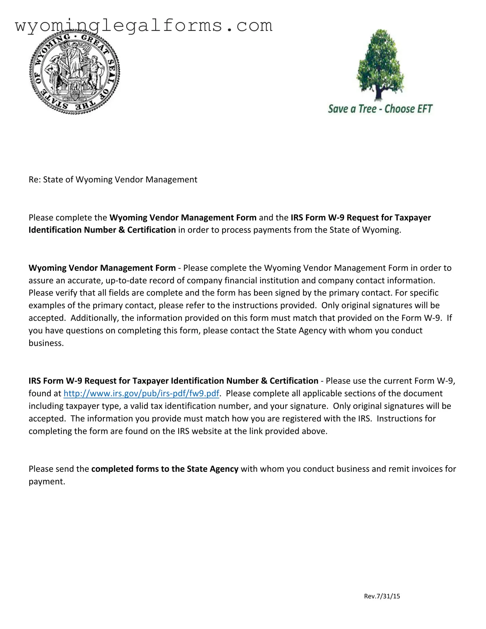 Free Wyoming Management PDF Template